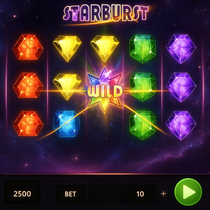 WizeBets - Starburst Slot Game - Play for Real Money