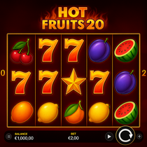 WizeBets - Hot Fruits 20 Slot Game - NetEnt